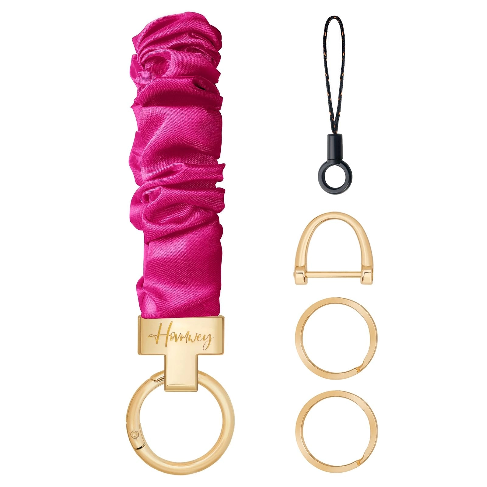 Stretchy Scrunchie Keychain Wristlet - Fun