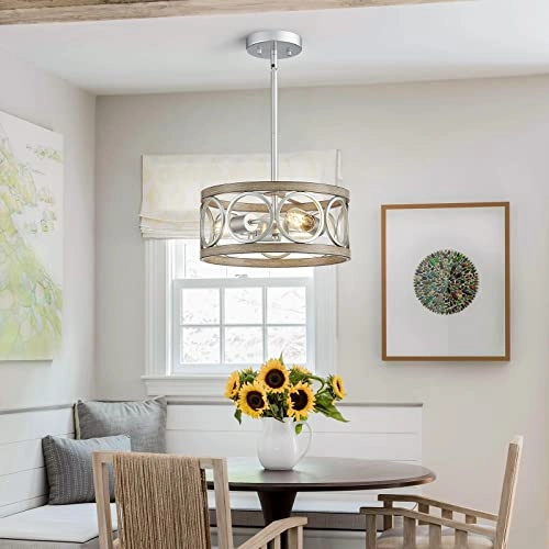 Modern Drum Chandelier - 41.3"