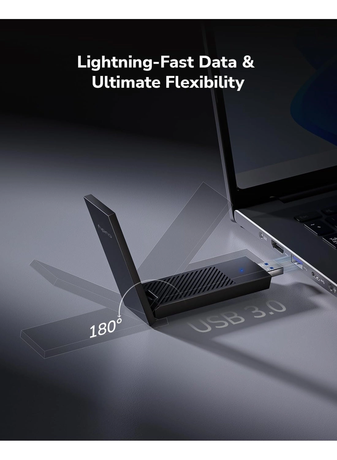 BE6500 - Tri-Band 6GHz/5GHz/2.4GHz USB 3.0 Wireless