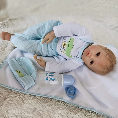 Reborn Baby Doll - 55cm 22" Vinyl Cotton Body