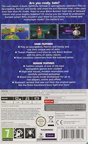 SpongeBob SquarePants: Battle for Bikini Bottom – Rehydrated | Nintendo Switch