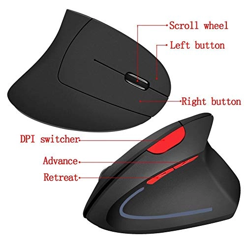 Ergonomic Gaming Mouse - Wireless