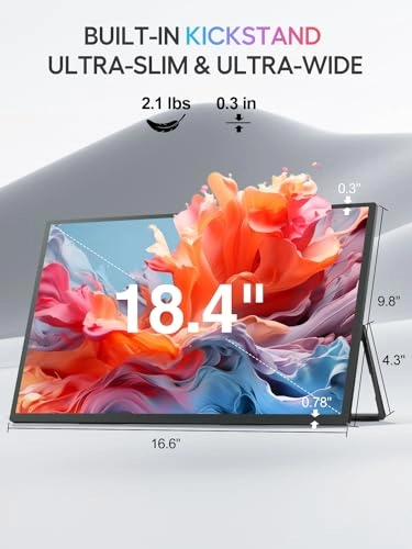 Portable Monitor - 184T01 18.4 Inches 4K UHD 2160p