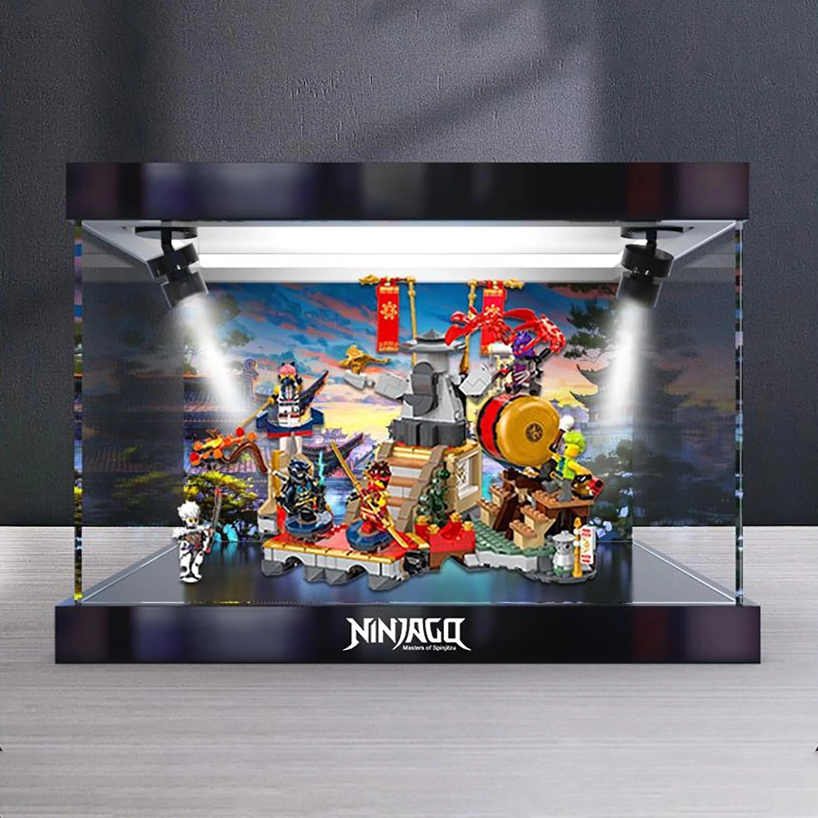 bodamaike Acrylic Display Case - 35 x 25 x 20 cm Clear