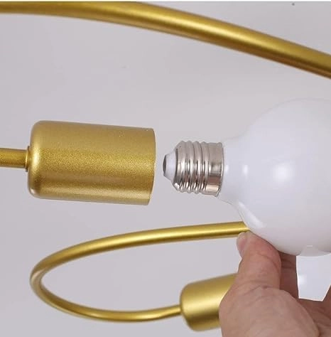 GOLD 6 LIGHT 151 CHANDELIER
