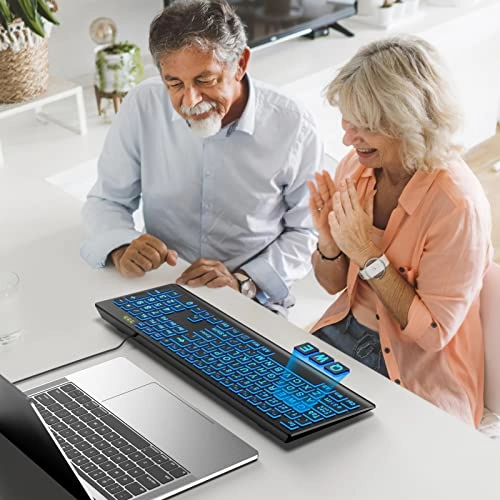 Large Print Backlit Keyboard - Standard Wired
