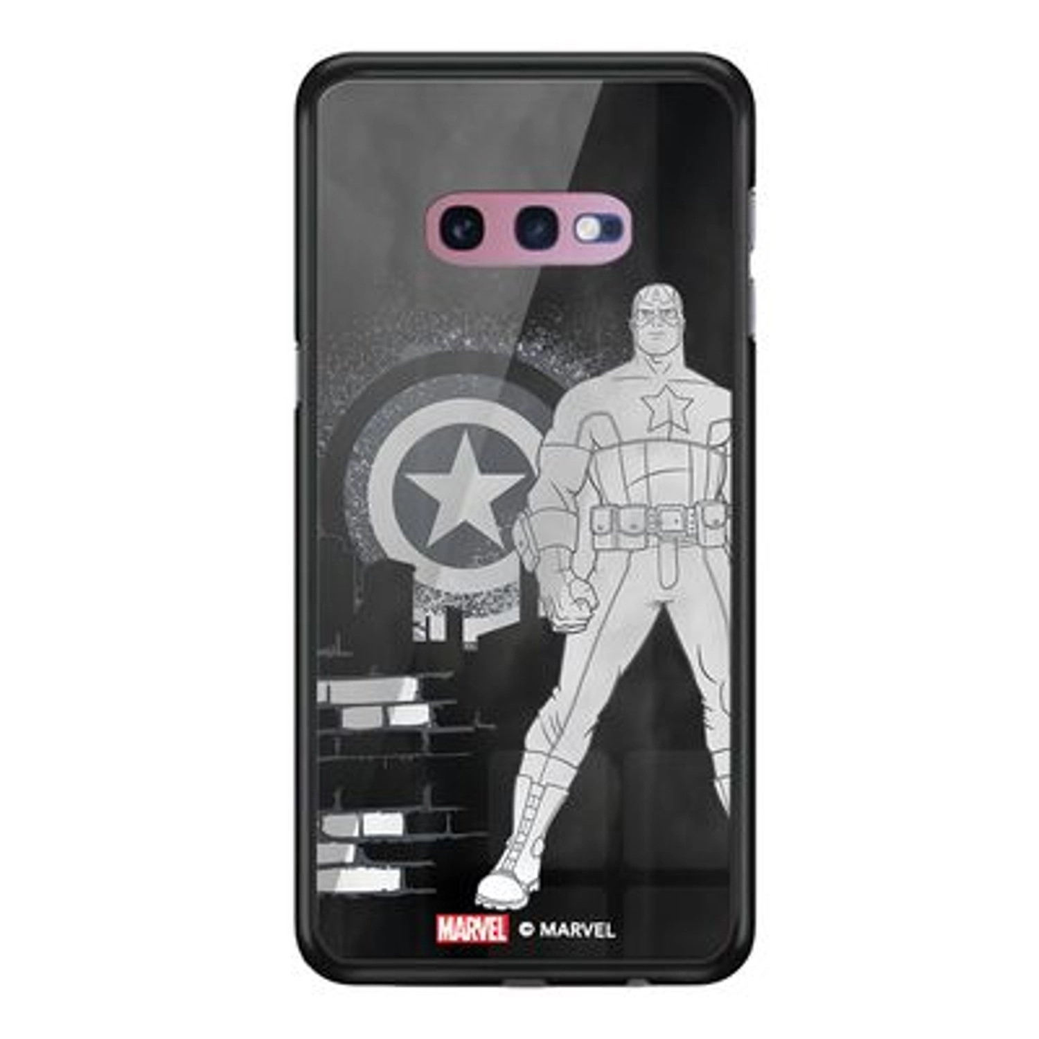 Wackylicious Captain America Soldier Back Case for Galaxy S10E