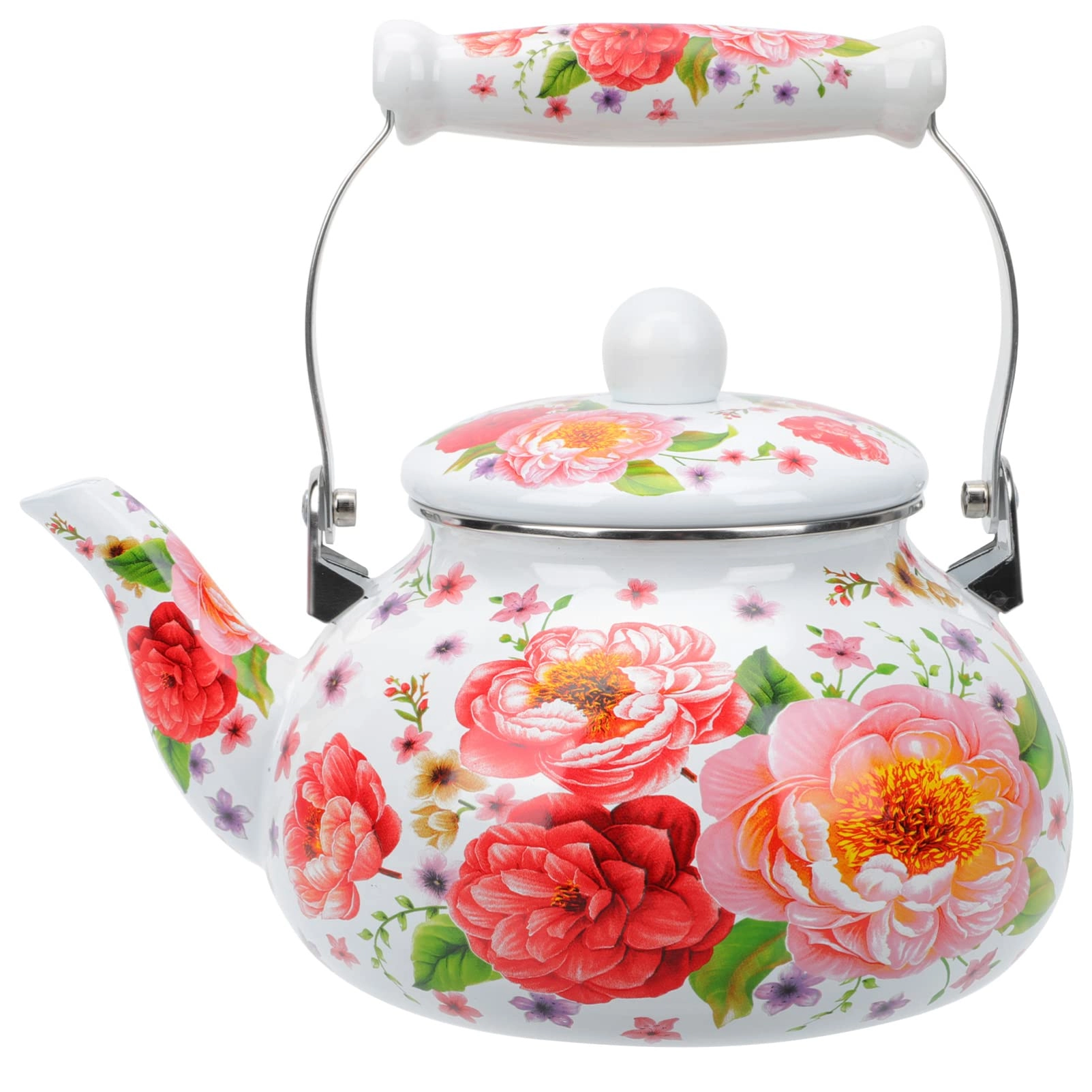 Porcelain Teapot - Ceramic Enameled 2. 5L