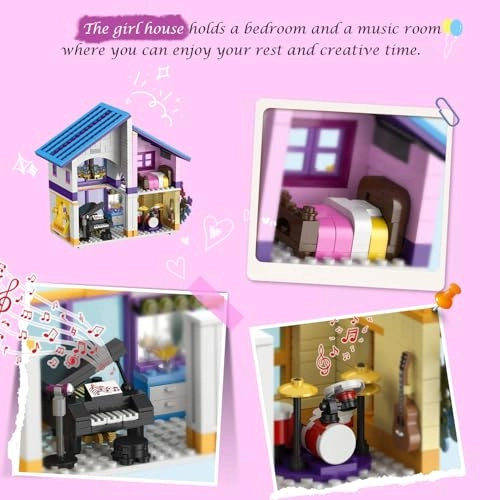 Girls House Building Set - Friends 1317 pcs
