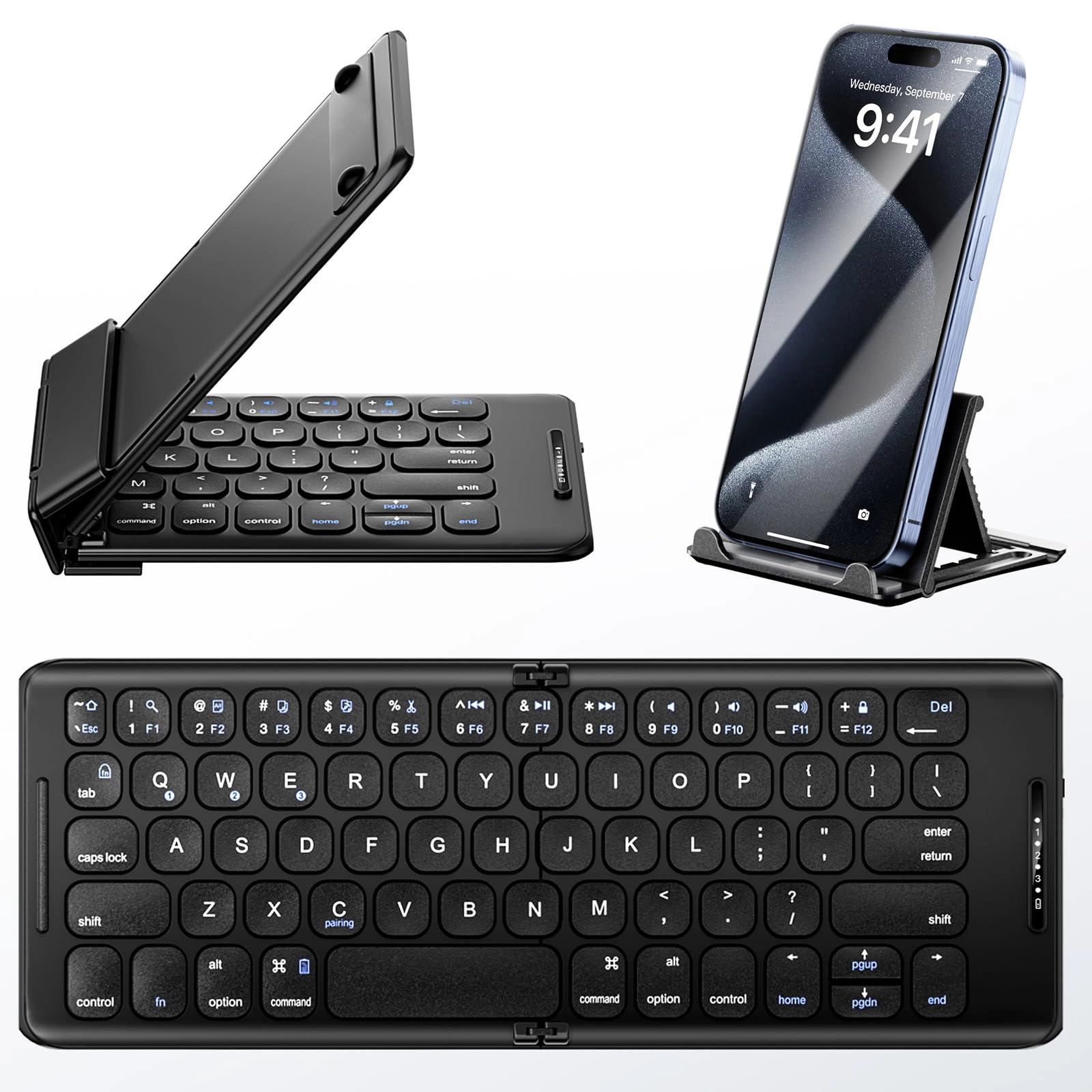 Foldable Bluetooth Keyboard - Wireless