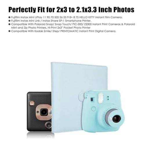 Instax Mini 256 Pockets PU Leather Photo Album