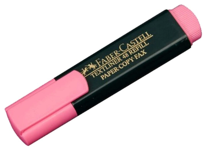 Faber-Castell Textliner Highlighter - Pink Chisel tip