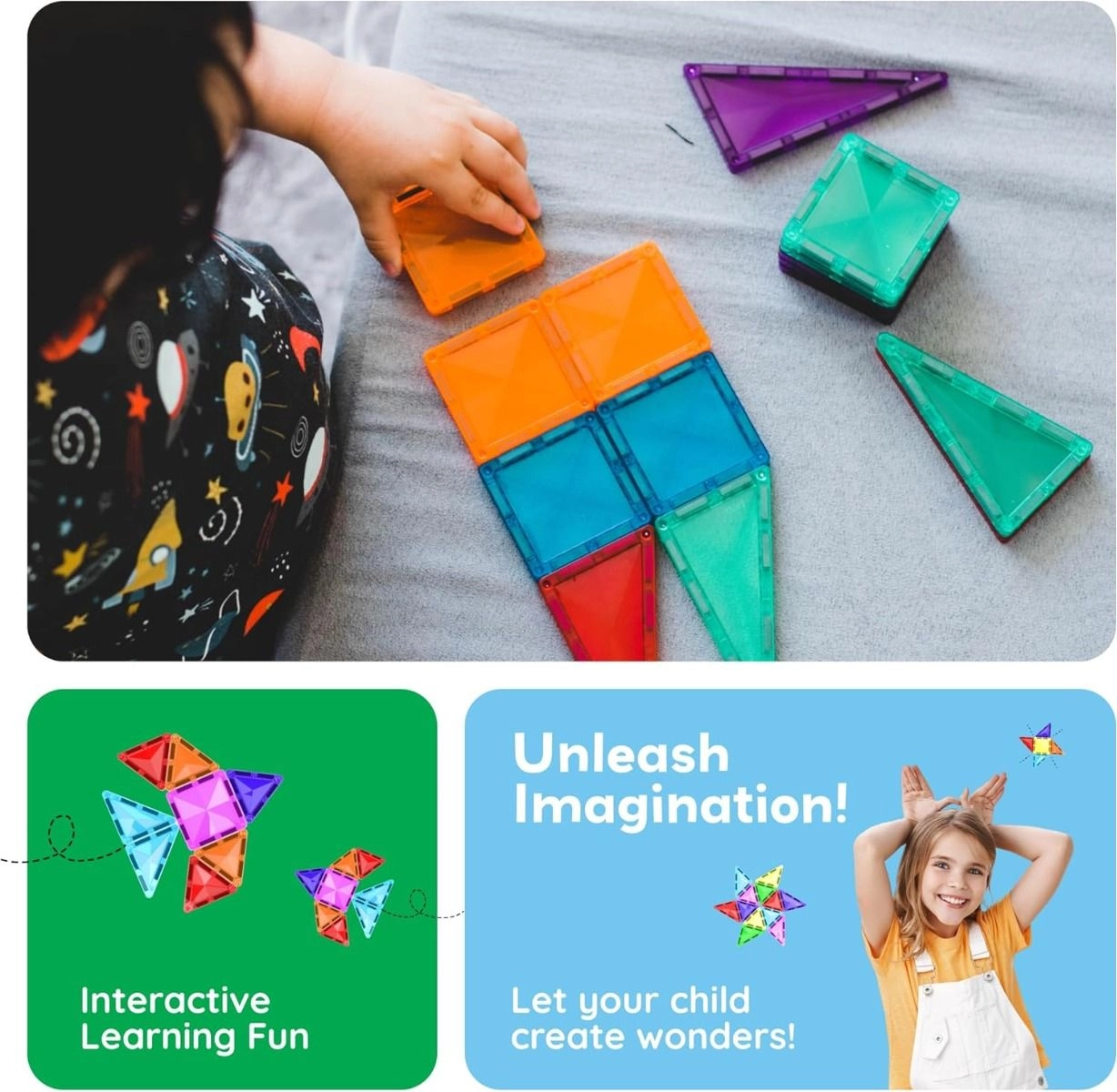 Magnetic Mini Diamond Character + Truck - 120 pcs