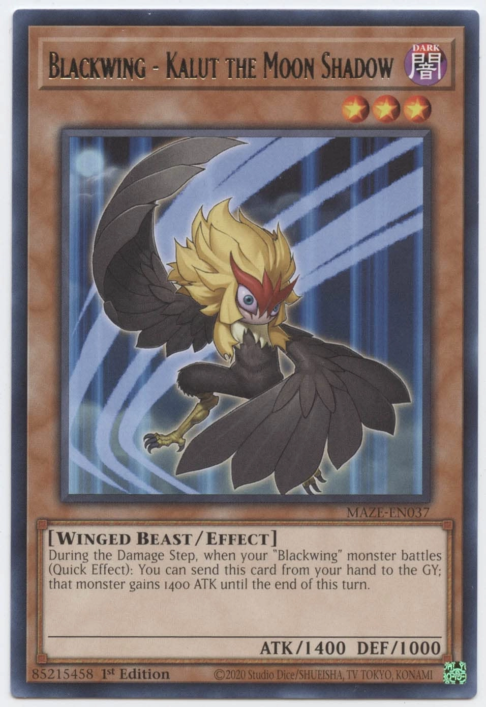 Yu-Gi-Oh! Kalut The Moon Shadow - Anime (MAZE-EN037)