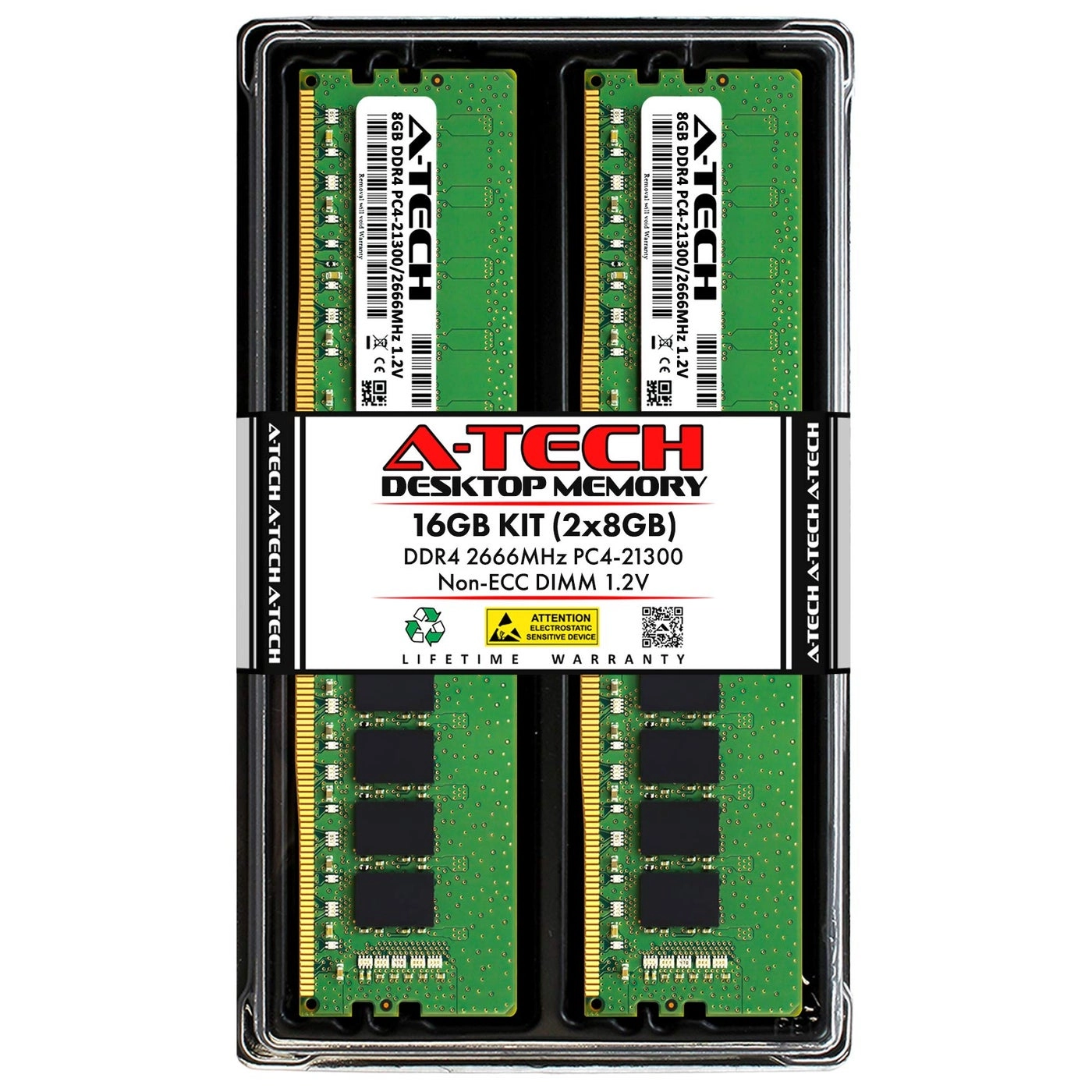DDR4 UDIMM - 16GB 2666 MHz