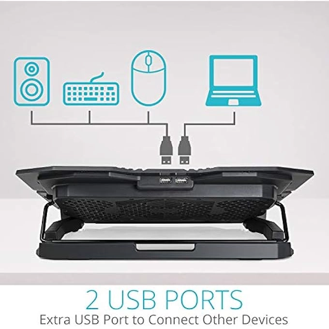 LAPTOP COOLING PAD - 5 FAN 15.6"