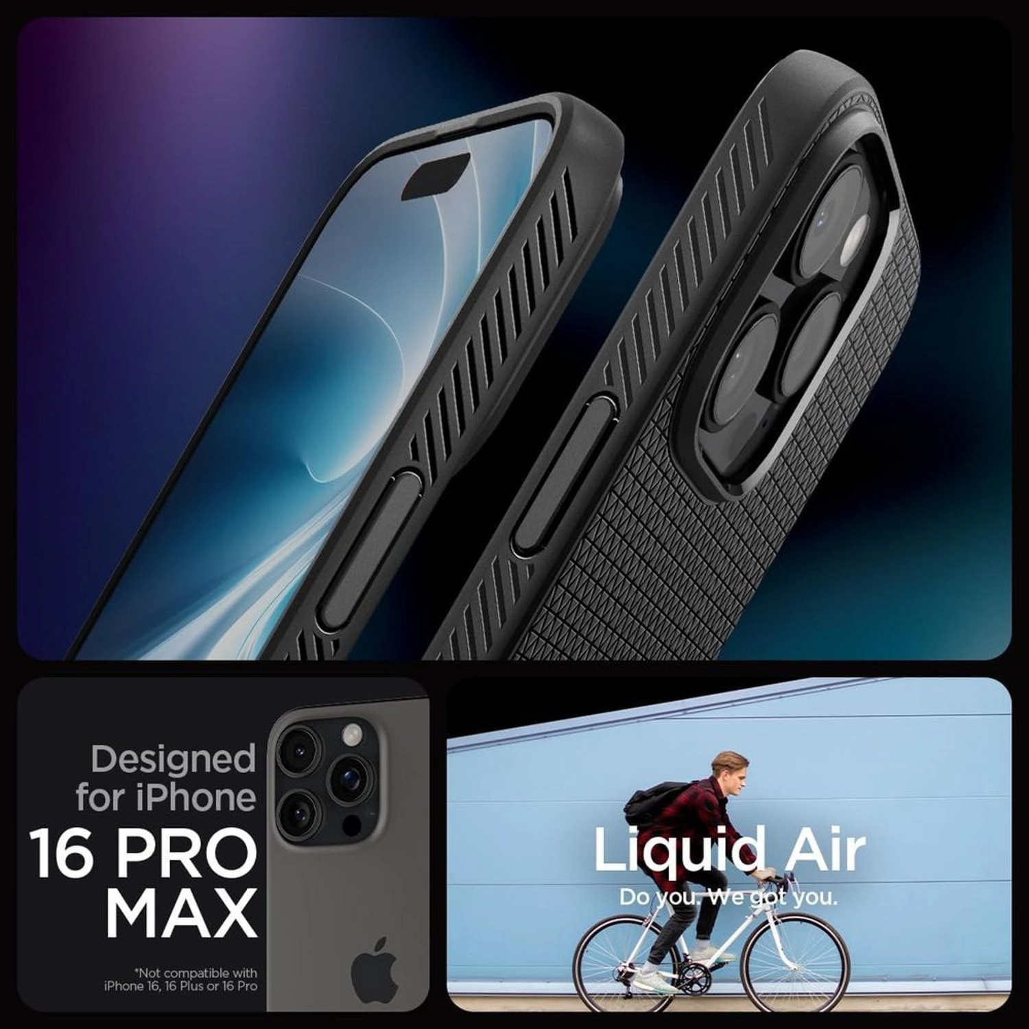 Liquid Air Case for iPhone 16 Pro Max
