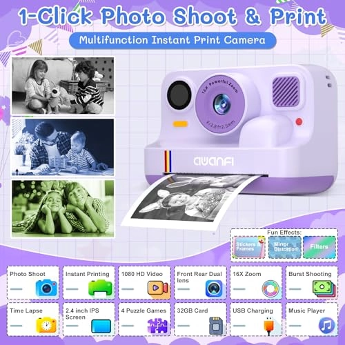 X2 - 32GB 1080P Instant Print