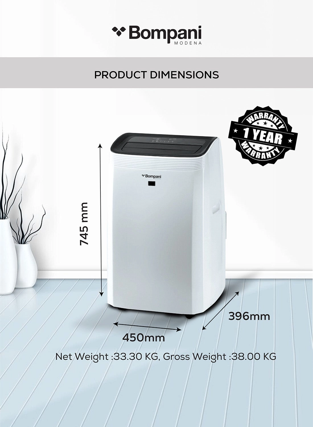 BO1600 - 1 Ton 16000 BTU