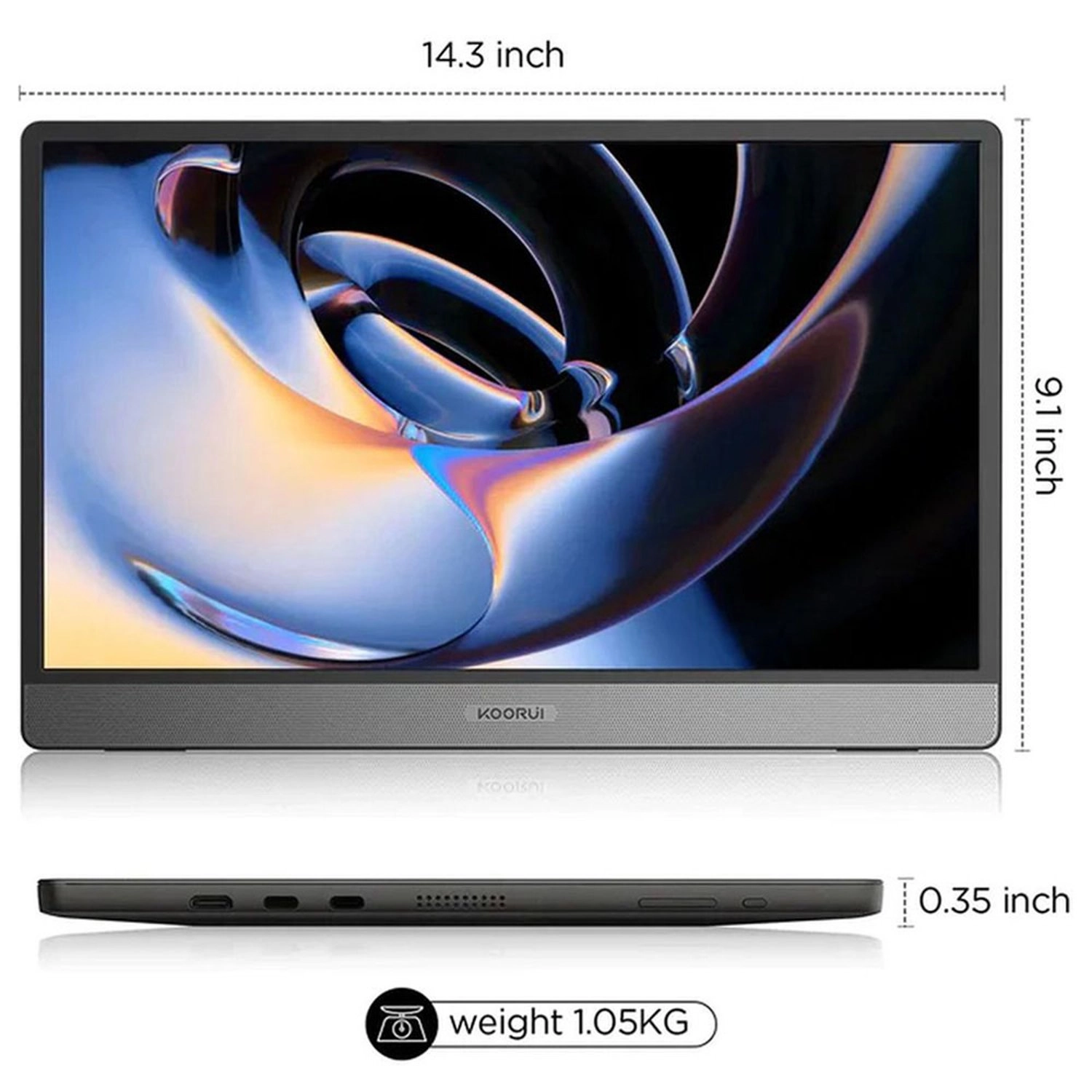 Portable Monitor - 1080P 15.6"