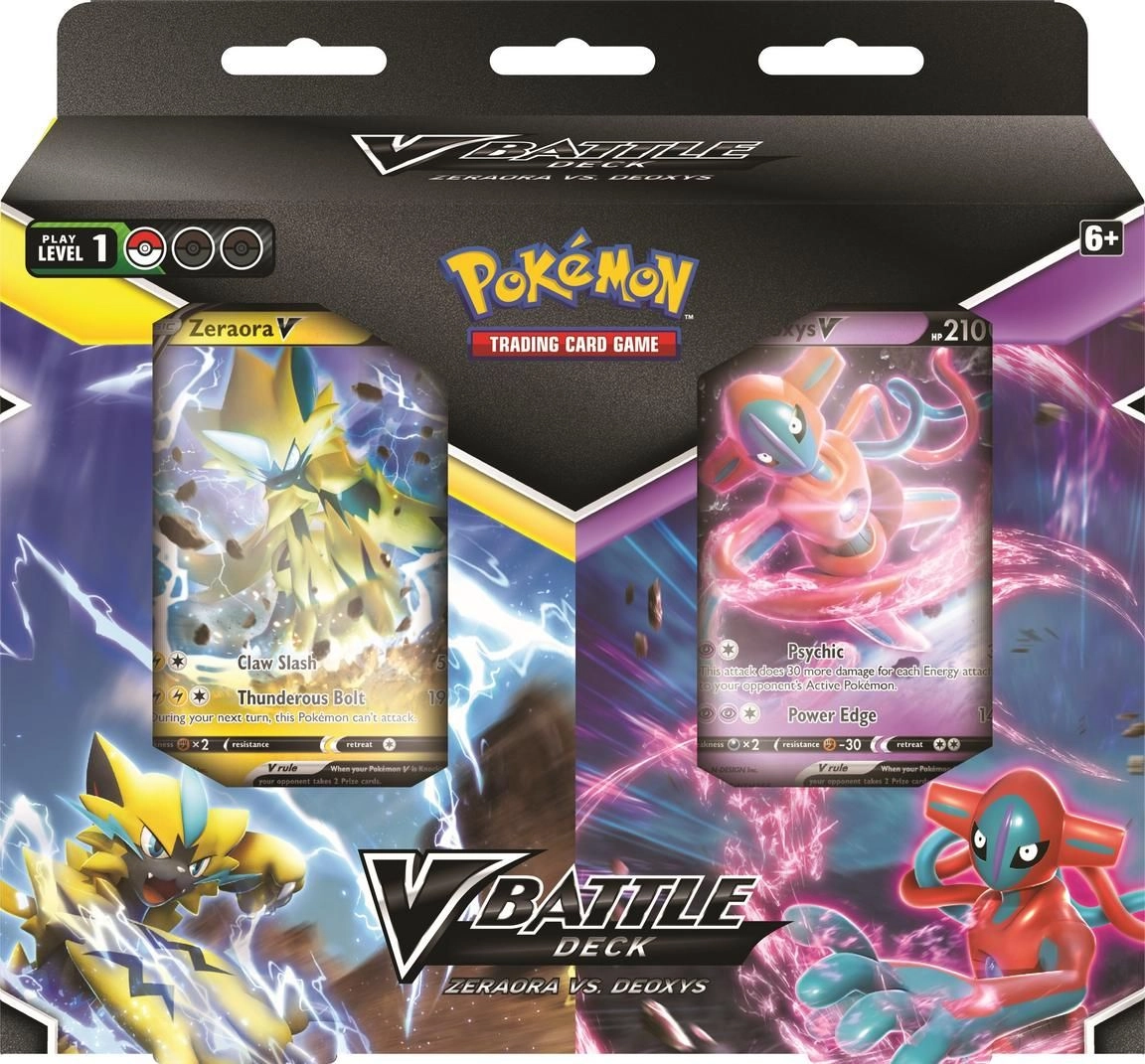 Pokémon Zeraora V Battle Deck - 60pcs + Deoxys V Battle Deck - 60pcs