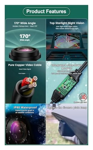 Reversing Camera - Night vision 1080p*720p