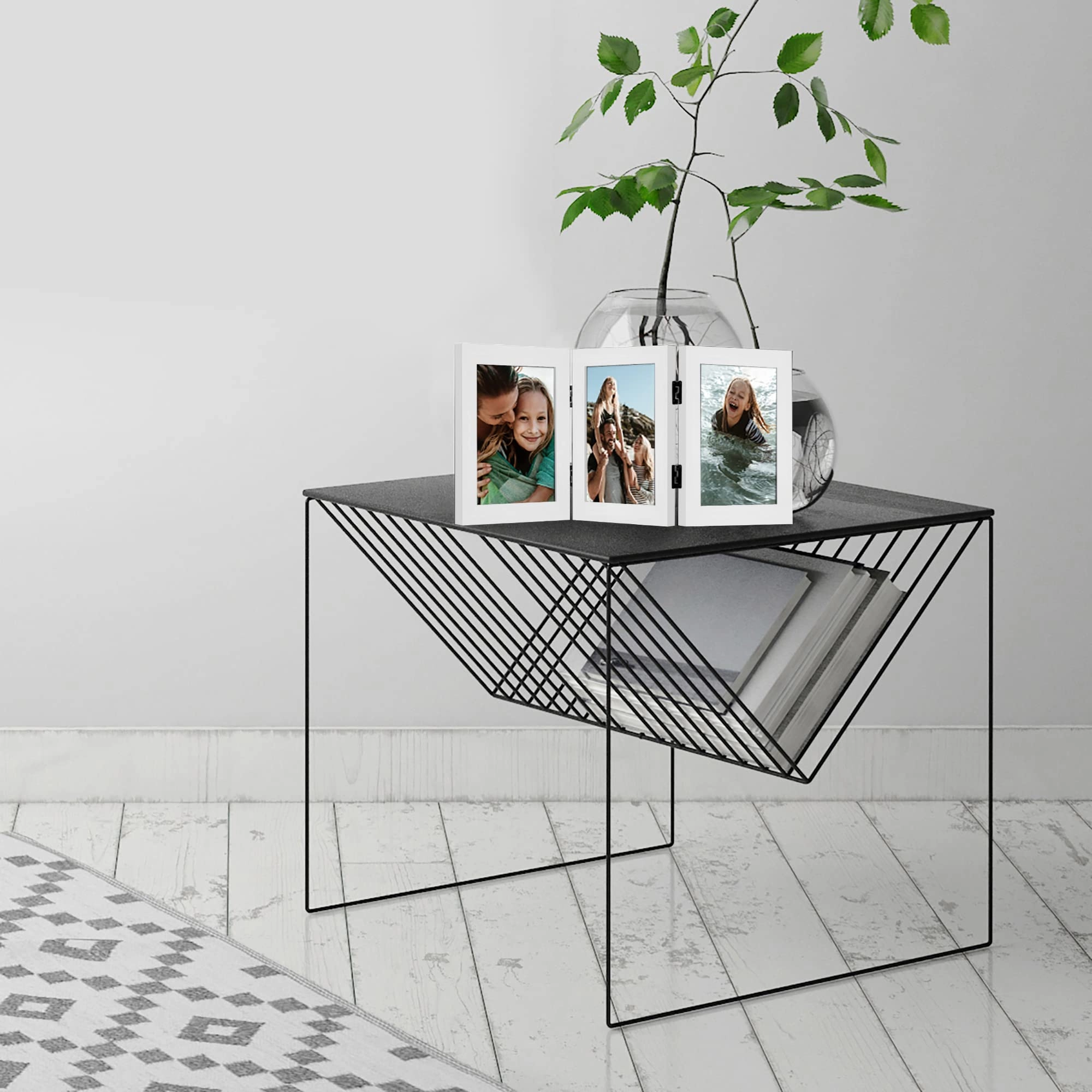 Hinged 3 Picture Frame - 5X7