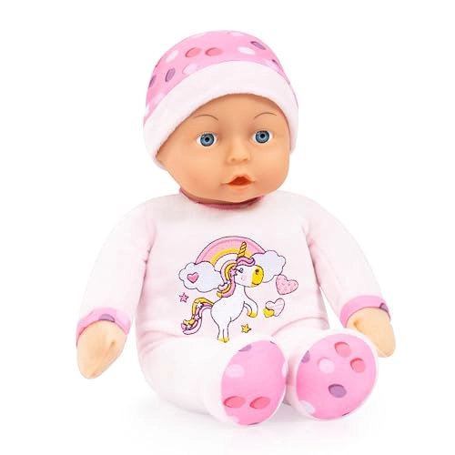 Bayer Design Rag Doll - 12" Unicorn