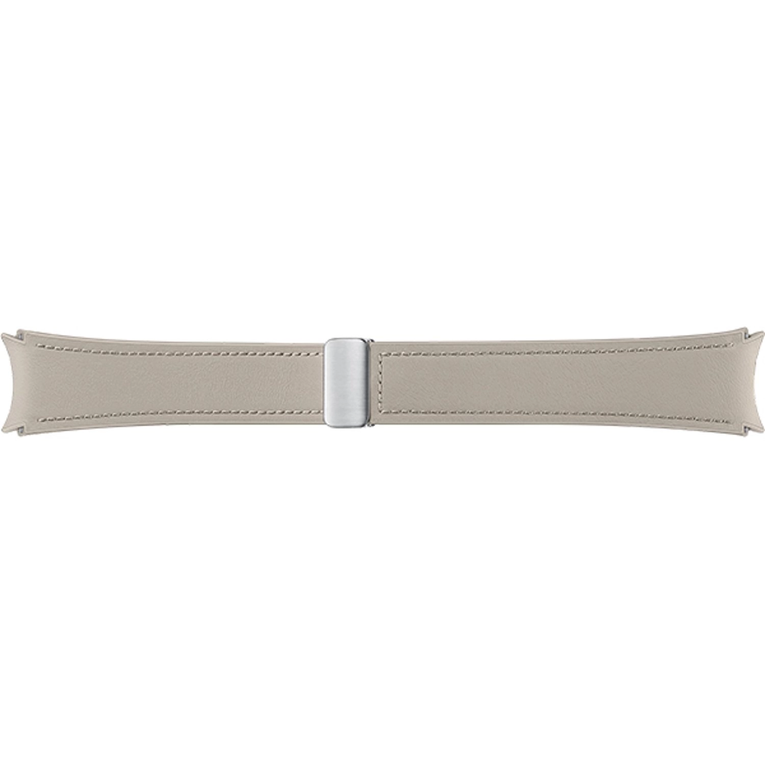 D-Buckle Hybrid Leather Watch Band for Samsung - Small / Medium