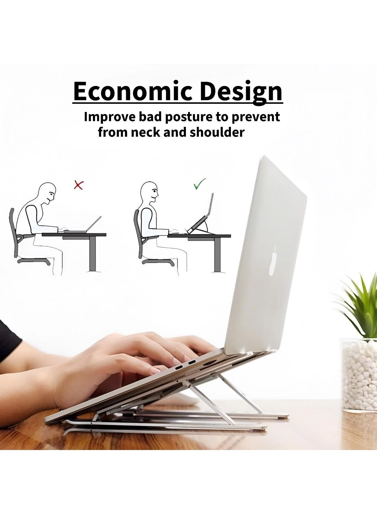 Adjustable Laptop Stand - 10"-17"