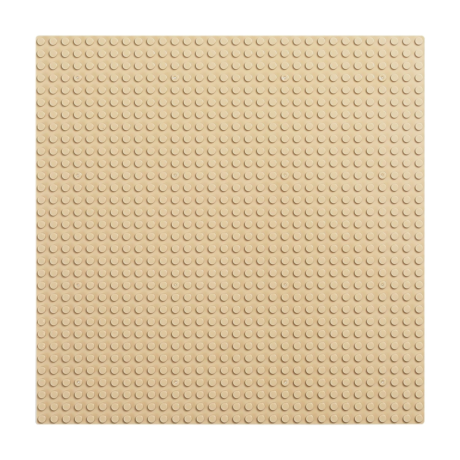 Edu-Toys Base Plastic Plate Board - 32 x 32 Beige Construction