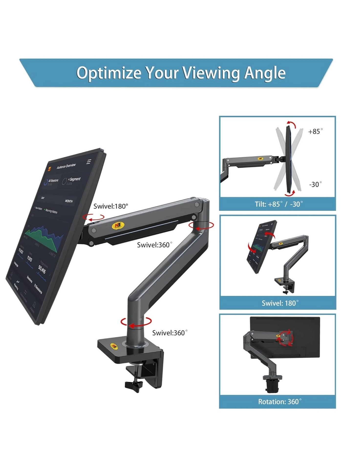 G45 - 22''-40'' 75x75mm and 100x100mm