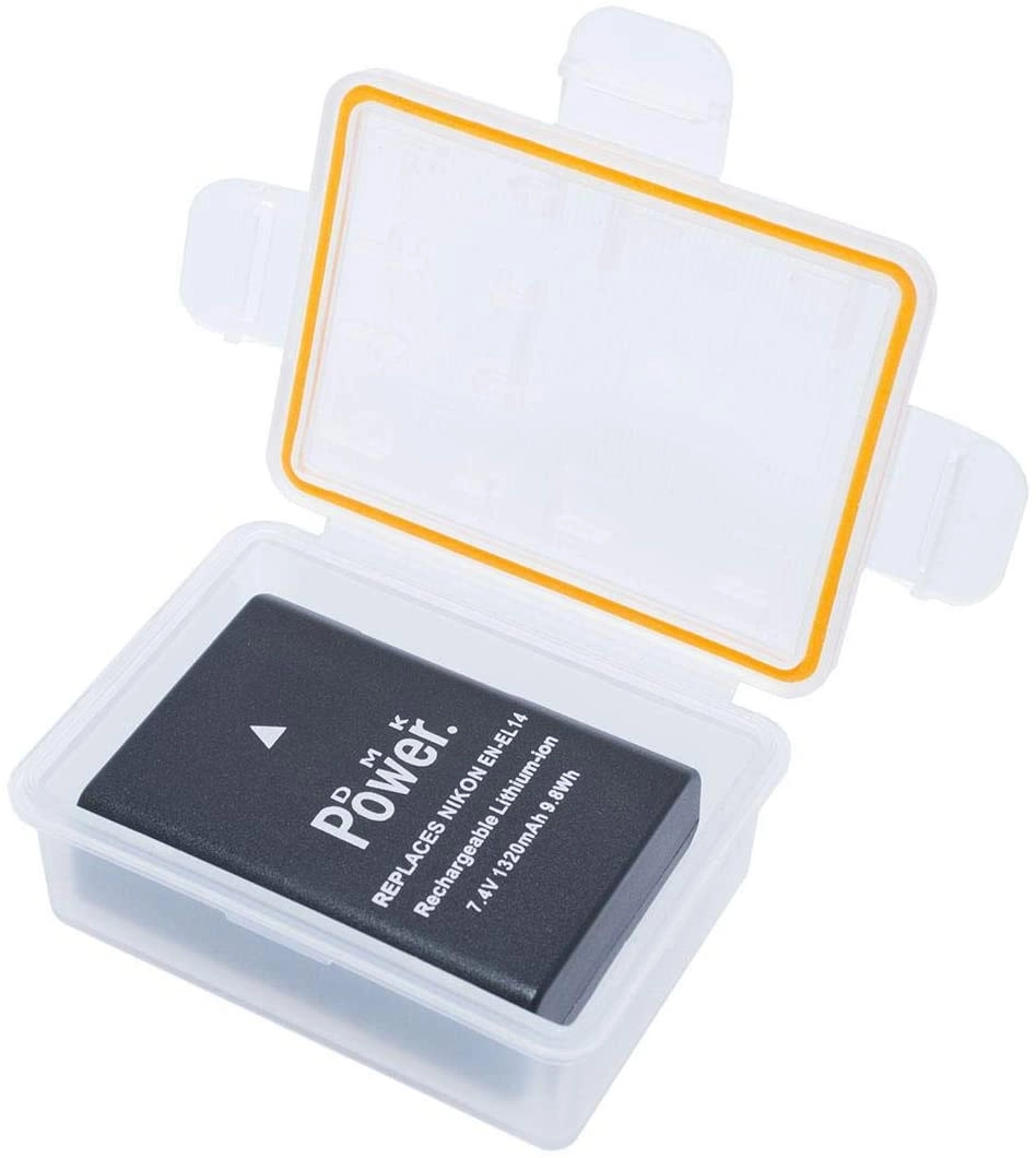 DMK EN-EL14 - 1320Mah + Battery case
