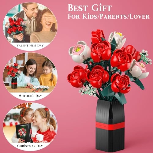Bouquet Building Set - 841 pcs