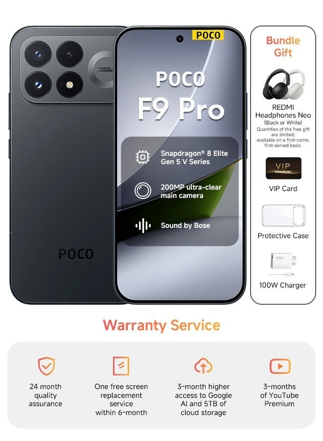 POCO F9 pro 12GB 512GB + Redmi Headphones Neo