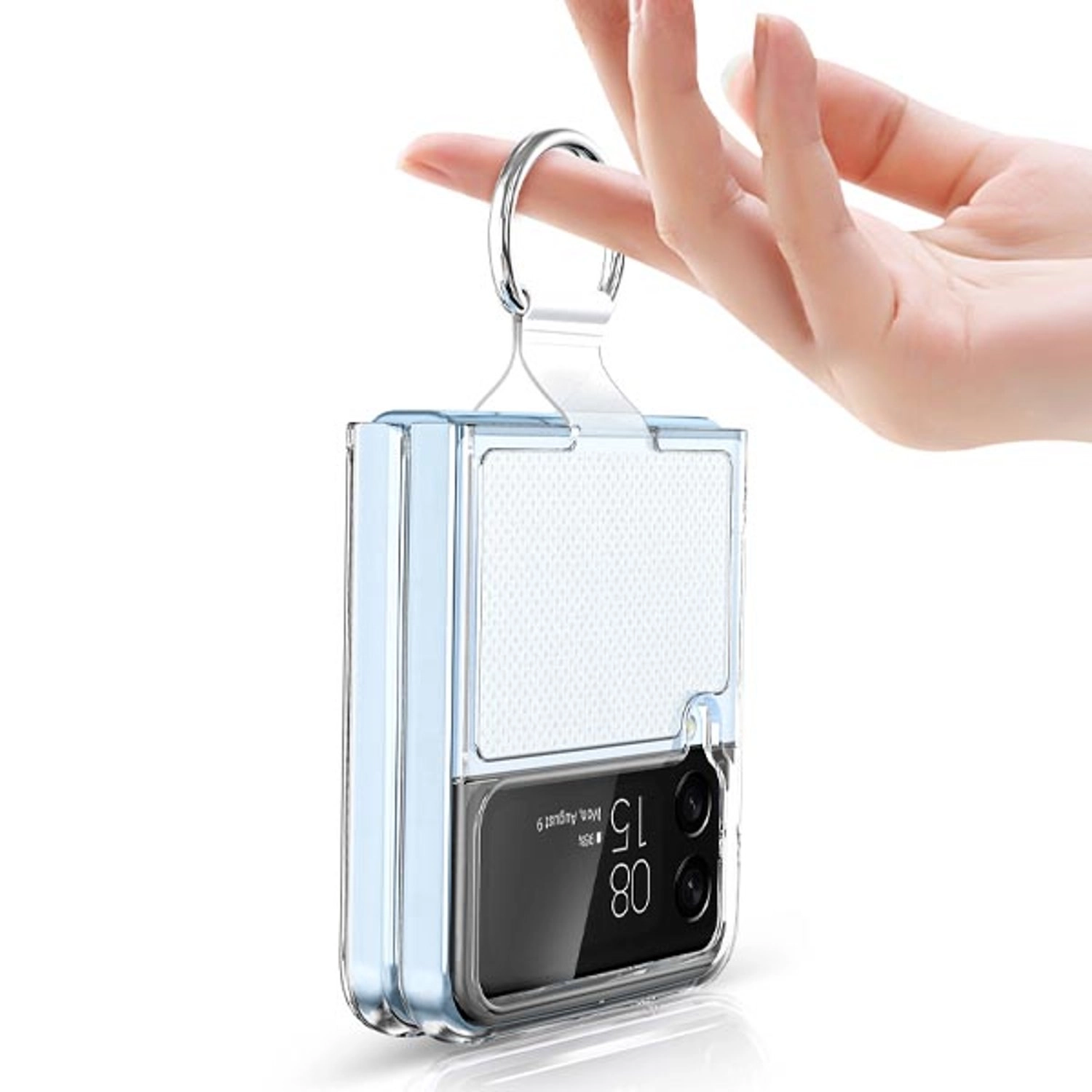 Clear Case Back Case for Samsung Galaxy Z Flip 4