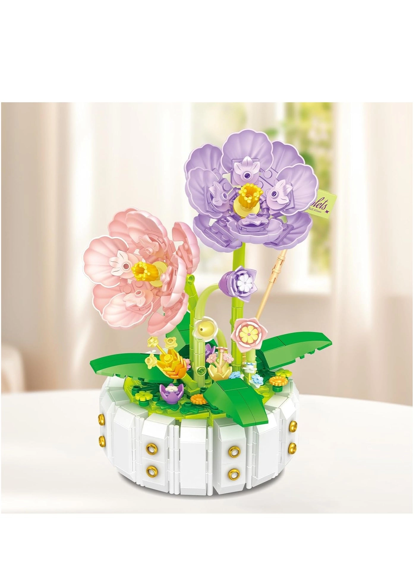 Flower Bouquet Building Set - Botanical Collection