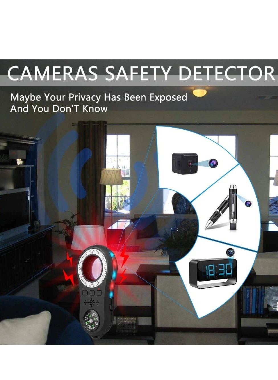 mini spy camera wireless hidden Device detector