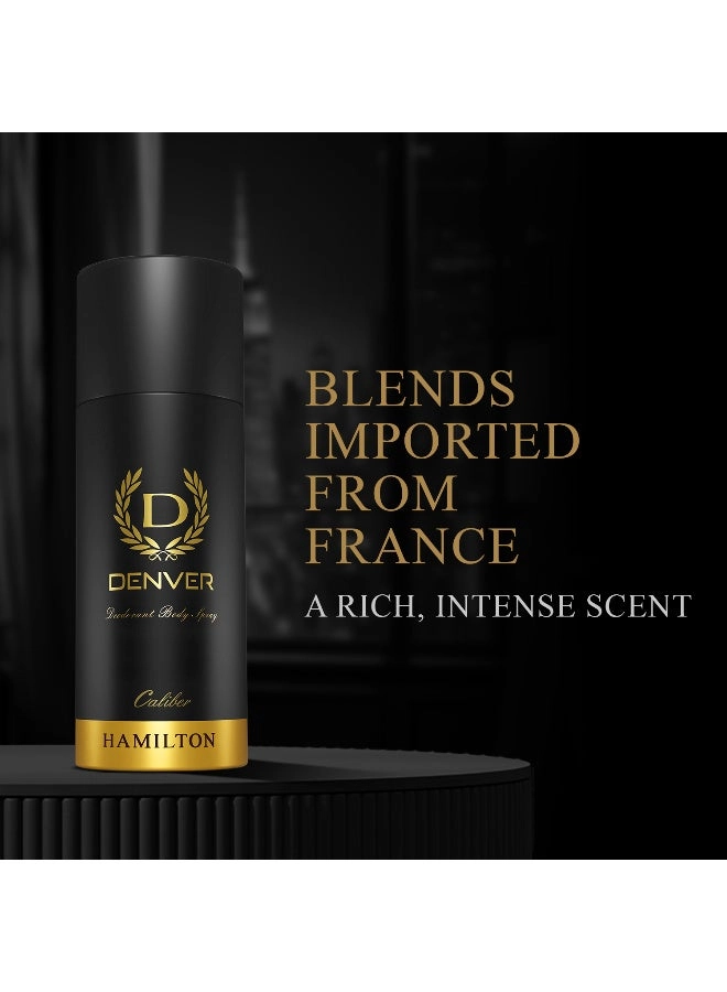 Hamilton Eau de Parfum - 165ml + Pride Eau de Parfum - 165ml + Caliber Eau de Parfum - 165ml