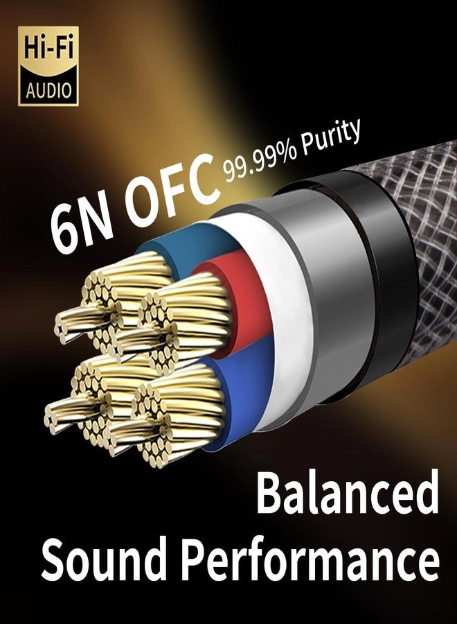 14AWG Audiophile HiFi Speaker Audio Cable - 2m