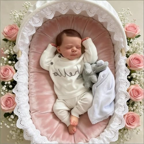 Reborn Baby Doll - 18 Inch Silicone Girl Sleeping Ages 3+