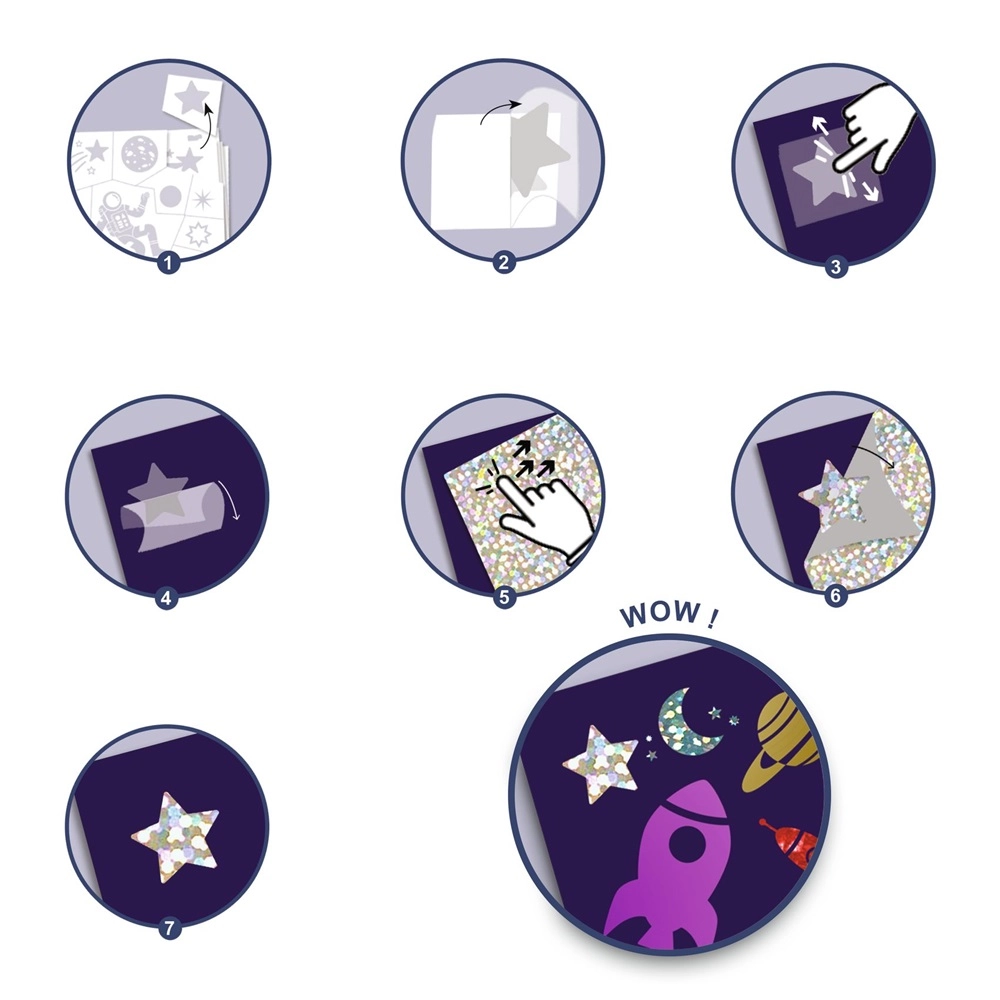 Artistic Patch Craft Kit - Cosmos 12 pieces