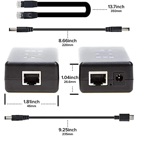 PoE Splitter - 5V 802.3at Gigabit