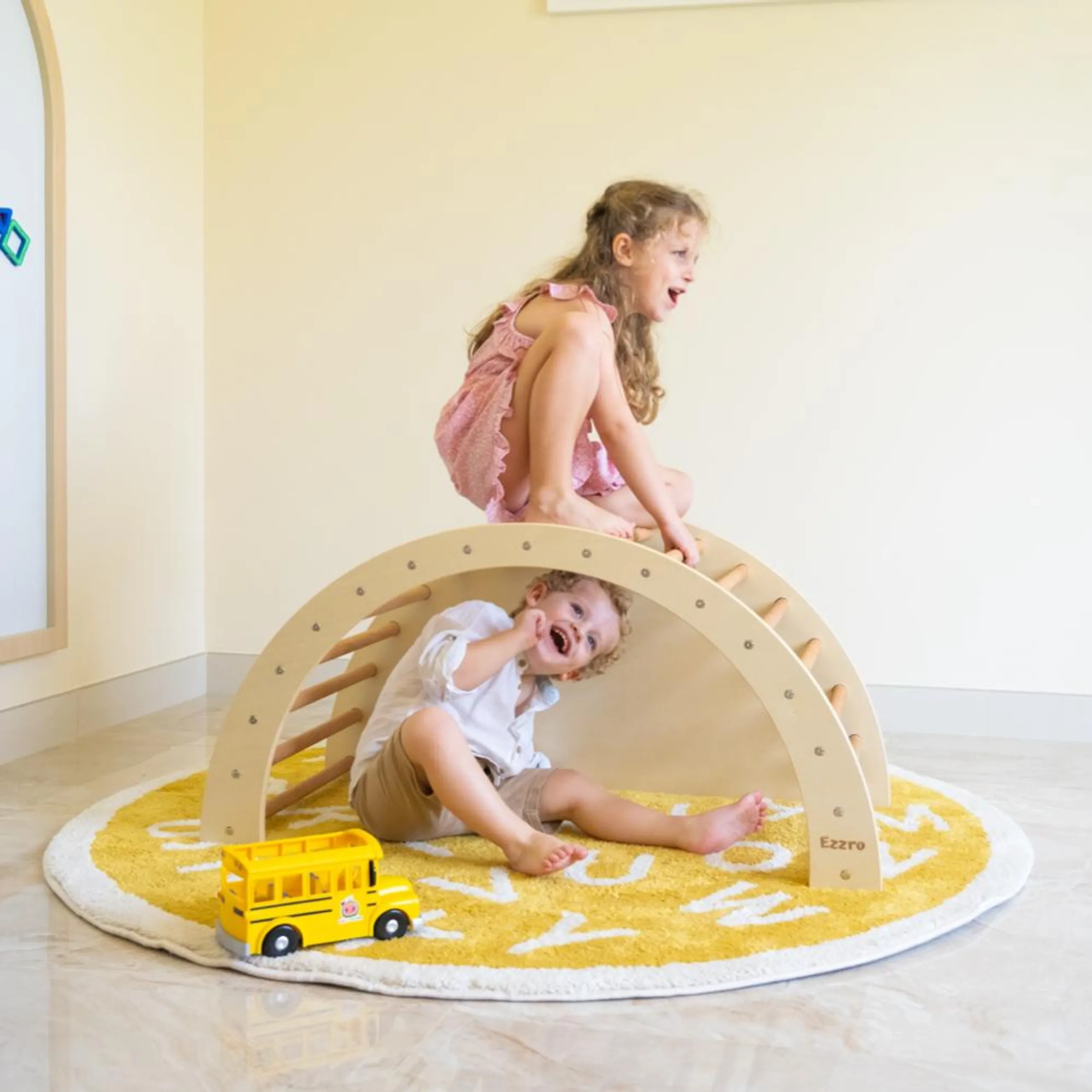3-In-1 Wooden Climbing Arch - 6 months