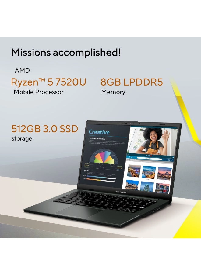 Vivobook Go 14 E1404FA-NK185W - 14'' R5-7520U 8GB 512GB SSD