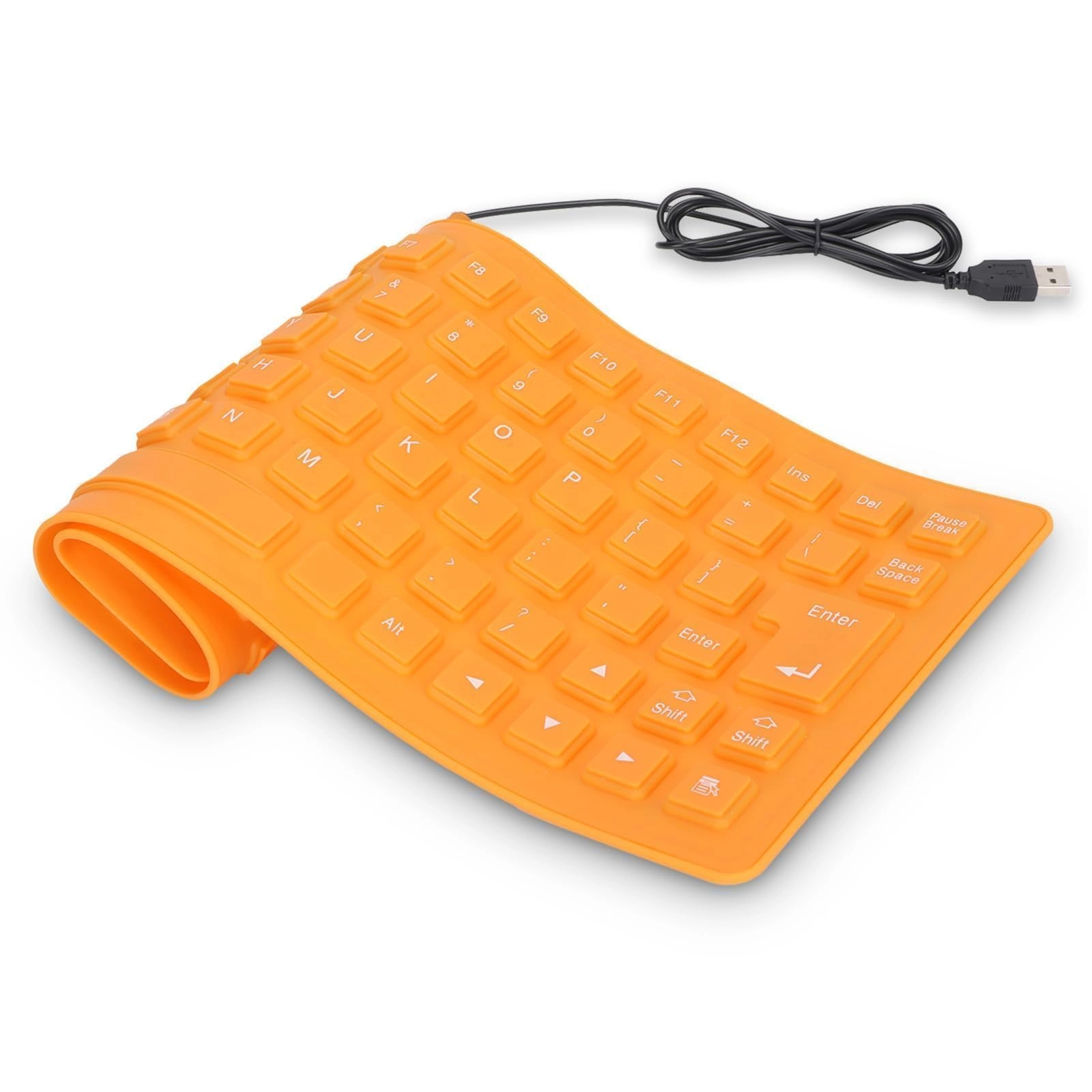 Folding Silicone Keyboard - Wired/Wireless