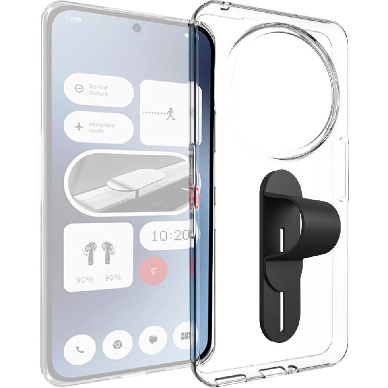 Soft Back Cover Mobile Case with Strap for Nothing Phone (3a) - TPU