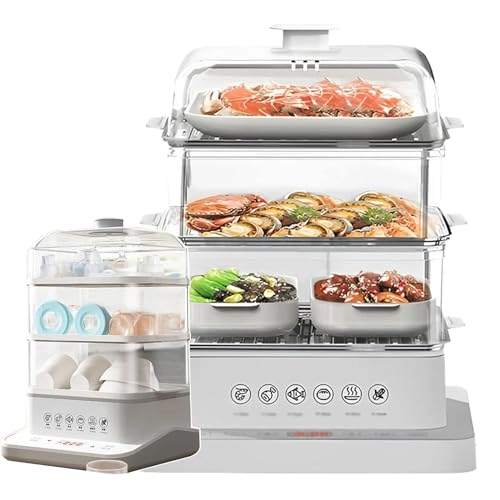 360° Steam Cycle Electric Food Steamer - 26L