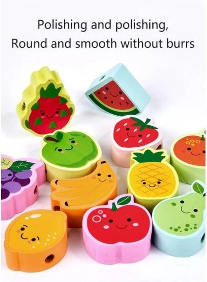 Fruit Puzzle Toy - Sorting Stacking Beading