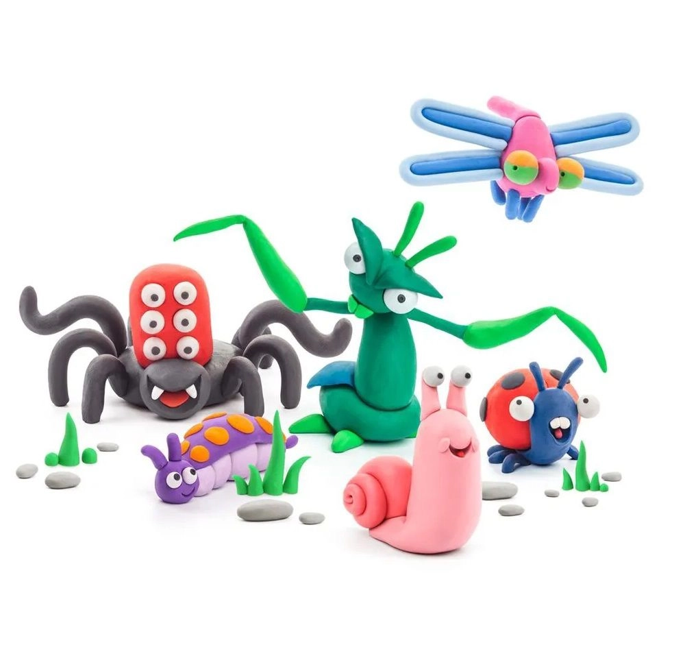 DIY Rabbit Plastic Modelling Air Dry Clay Kit - 3 piece(s)